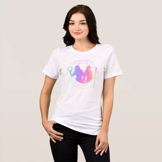 T-shirt En Tri-matière T-shirt Imaginaire Duo Silhouette - Mystical Paste (Recto plein)