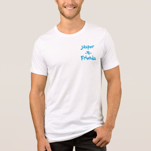 T-shirt En Tri-matière T-shirt Jasper-n-friends pour adultes (Recto)