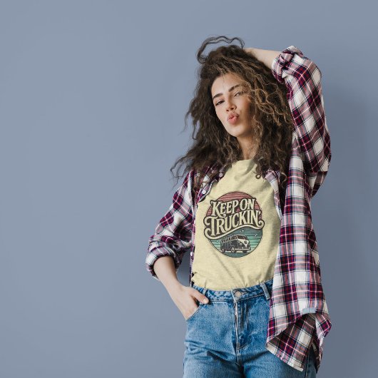 T-shirt En Tri-matière T-shirt Keep On Truckin’ Retro 60s