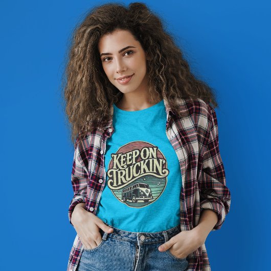 T-shirt En Tri-matière T-shirt Keep On Truckin’ Retro 60s
