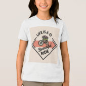 T-shirt En Tri-matière T-Shirt Life Is A Beautiful Ride (Recto)