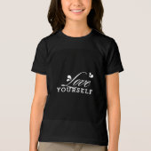 T-shirt En Tri-matière T-shirt Love Yourself Typographie (Recto)