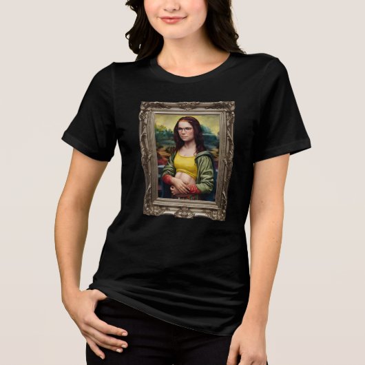 T-shirt En Tri-matière T-shirt Moderne Monalisa (Recto)