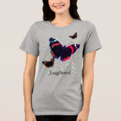 T-shirt En Tri-matière T-shirt papillons (Recto)