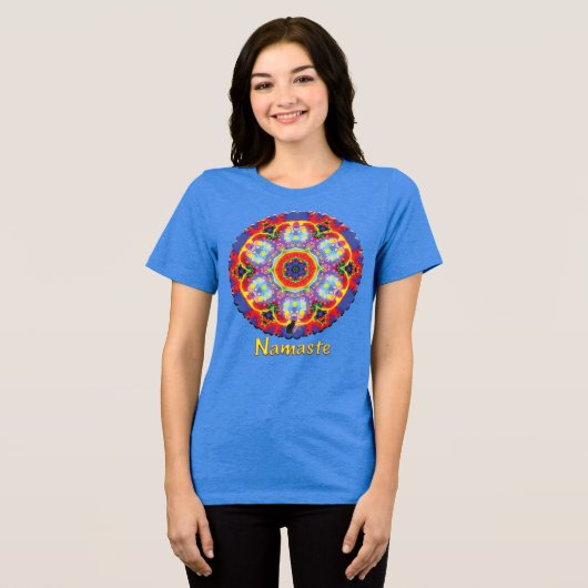 T-shirt En Tri-matière T-shirt Paradigm Namaste Kaleidoscope (Recto plein)
