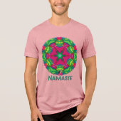 T-shirt En Tri-matière T-shirt Petals Namaste Kaleidoscope (Recto)