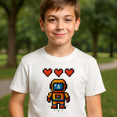 T-shirt En Tri-matière T-shirt Pixel Space pour enfants