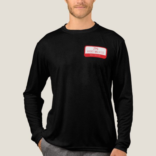 T-shirt En Tri-matière T-shirt probablement trop stimulé (Recto)