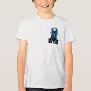 T-shirt En Tri-matière "T-shirt robotique futuriste Cyber IA - Sci-F