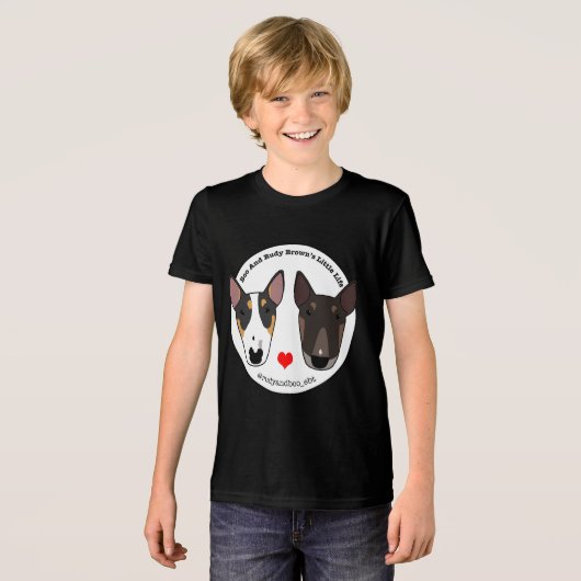 T-shirt En Tri-matière T-shirt Rudi et Boo Bull Terrier (Recto plein)