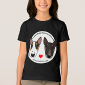 T-shirt En Tri-matière T-shirt Rudi et Boo Bull Terrier (Recto)