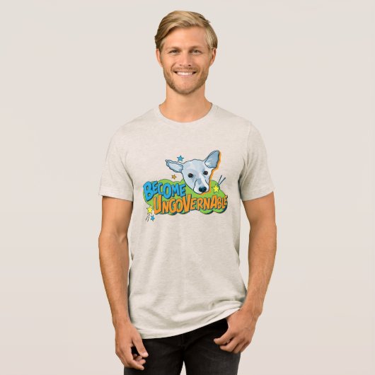 T-shirt En Tri-matière T-shirt Scrim Unisex Plat d'avoine (Recto plein)