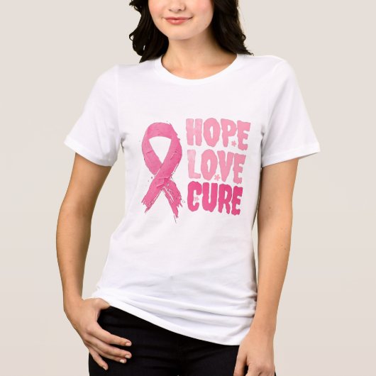 T-shirt En Tri-matière T-shirt Sensibilisation au cancer du sein (Recto)