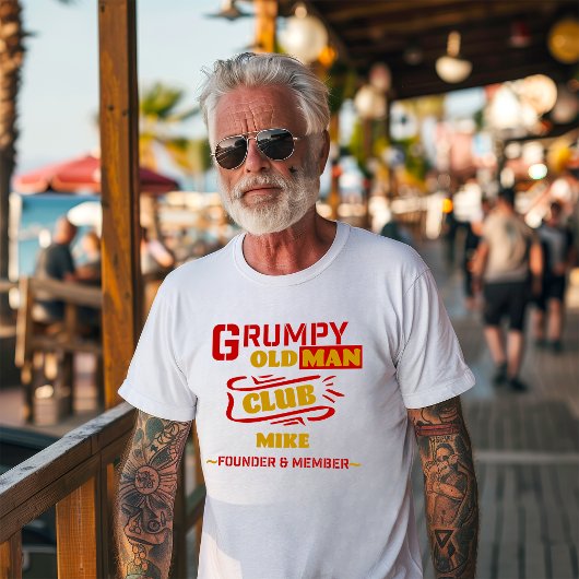 T-shirt En Tri-matière T-shirt sur mesure - Grumpy Old Man Club