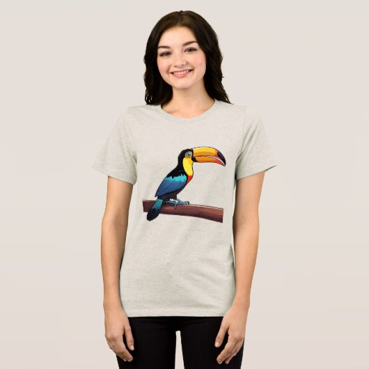 T-shirt En Tri-matière T-shirt Toucan Bird (Recto plein)