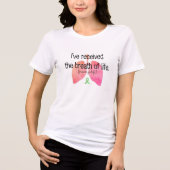 T-shirt En Tri-matière T-shirt transplantant de poumon respirant (Recto)