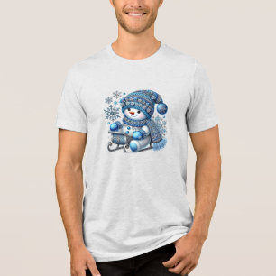 T-shirt En Tri-matière T-Shirt Tri-Blend Homme Snowman