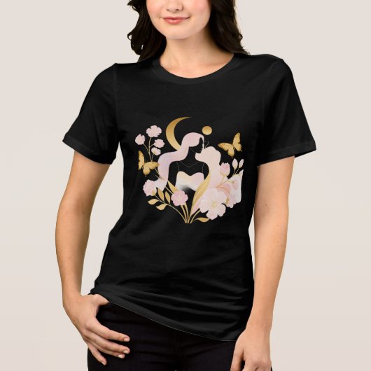 T-shirt En Tri-matière T-shirt triblend femmes Bella+Canvas (Recto)