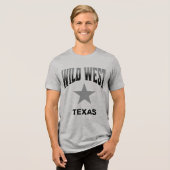 T-shirt En Tri-matière T-shirt Wild West Cowboy Texas (Recto plein)