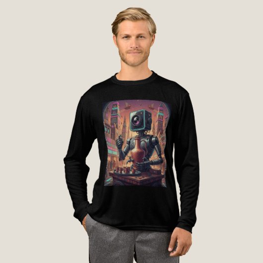T-shirt En Tri-matière T-ShirtRobot Juice Seller – Futuristic Egyptian St (Recto complet)
