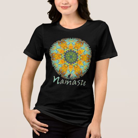 T-shirt En Tri-matière Taboo Namaste Kaleidoscope (Recto)