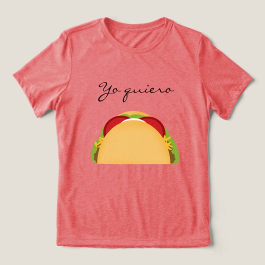 T-shirt En Tri-matière Taco (Design Recto)