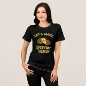 T-shirt En Tri-matière Taco Lover Mardi Taco Quotidien Taco (Recto plein)