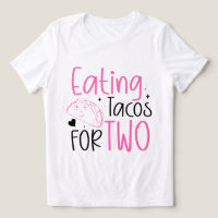 Tacos drôles en lettrage grossesse précoce