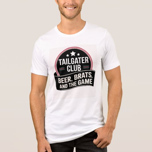 T-SHIRT EN TRI-MATIÈRE TAILGATER CLUB (Recto)