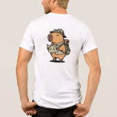 T-shirt En Tri-matière Take It Slow Capybara Tee – Customizable (Verso)