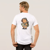 T-shirt En Tri-matière Take It Slow Capybara Tee – Customizable (Verso intégral)