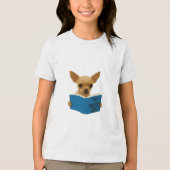T-shirt En Tri-matière Tan Chihuahua how to Misbehave  (Recto)