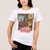 T-shirt En Tri-matière Tant que j'ai des rennes de vin (Recto)