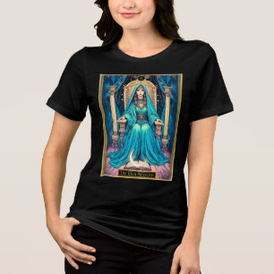 T-shirt En Tri-matière Tarot Art Nouveau, la Grande Prêtresse