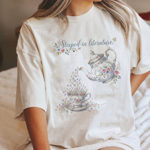 T-shirt En Tri-matière Tasse à thé Alphabet Littéraire
