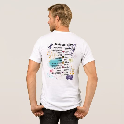 T-shirt En Tri-matière Team Cherokee Unbreakable Tour Men's Tee (White) (Verso intégral)