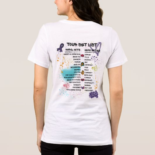 T-shirt En Tri-matière Team Cherokee Unbreakable Tour Women's Tee (White) (Verso)