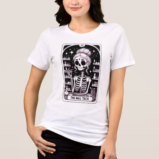 T-shirt En Tri-matière Technicien d'ongles de Tarot (Recto)