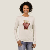 T-shirt En Tri-matière Teddy Bear Red Heart (Recto complet)