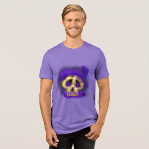 T-shirt En Tri-matière Tee graphique du crâne de peinture éffrayante Spra