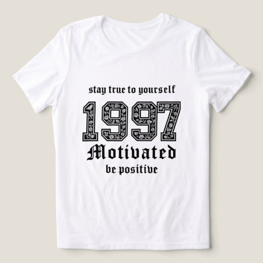T-shirt En Tri-matière Tee graphique motivationnelle - Restez fidèle à vo (Design Recto)