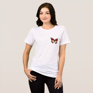T-shirt En Tri-matière Tee-shirt féminin avec logo papillon délicat