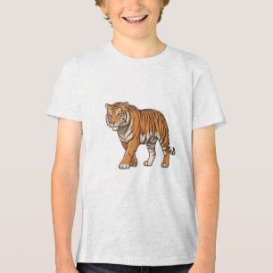 T-shirt En Tri-matière Tee-shirt graphique Tigre Féroce