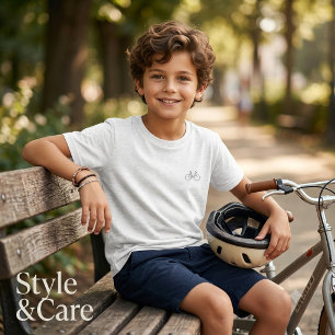 T-shirt En Tri-matière Tee-shirt moderne de marque de vélo pour garçon qu