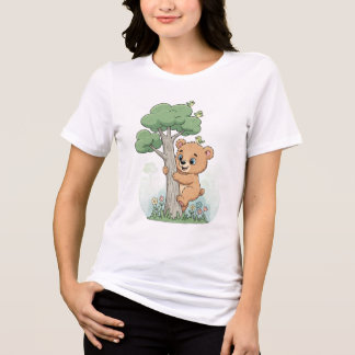 T-shirt En Tri-matière Tee-shirt Ourson Joueur