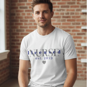 T-shirt En Tri-matière Tee-shirt pour infirmier avec nom personnalisé et