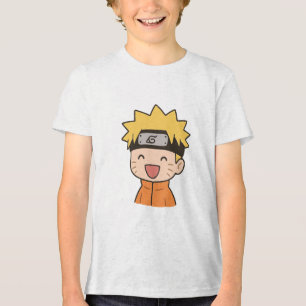 T-shirt En Tri-matière Tee-shirt Tri-Blend Jeunesse Ninja Chibi Heureux -
