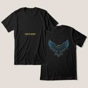 T-shirt En Tri-matière Tee-shirt Unisexe Cyberpunk Glitch Eagle Avant Arr