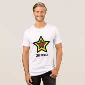 T-shirt En Tri-matière Tee triplé géant (jaune, vert, rouge) (Recto plein)
