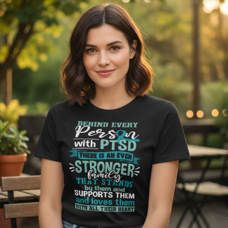 T-shirt En Tri-matière Tenez bon avec quelqu'un vivant avec le SSPT à tra